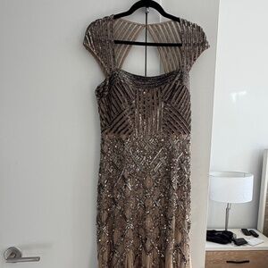 Sequined Bridesmaid Dress